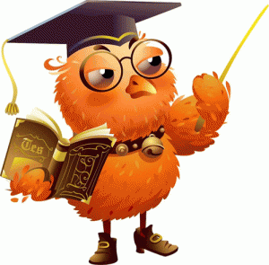 100 лучших книг для детей Сова с книгой